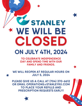 Load image into Gallery viewer, Flyer - Fourth of July Holiday Hours (All Pharmacy Variations)