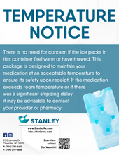 Load image into Gallery viewer, Postcard - Temperature/Cold Pack Notice (All Pharmacy Variations)