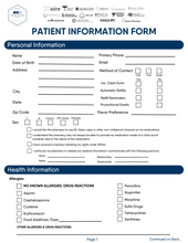 Load image into Gallery viewer, Provider Handout - Patient Information Form (All Pharmacies)