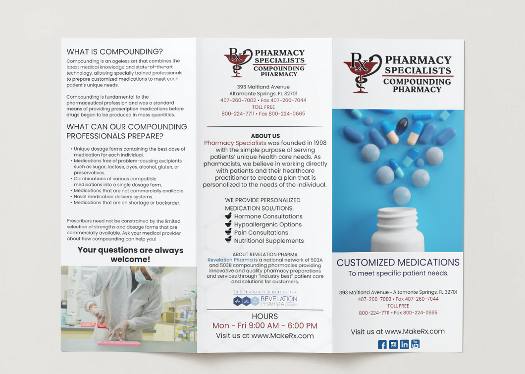 PSCPRx Trifold (Pharmacy Specialists)