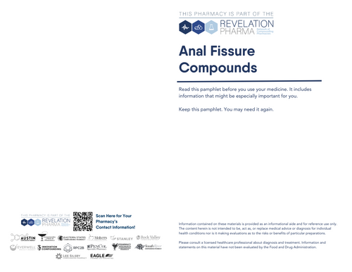 Anal Fissures Patient Information Leaflet