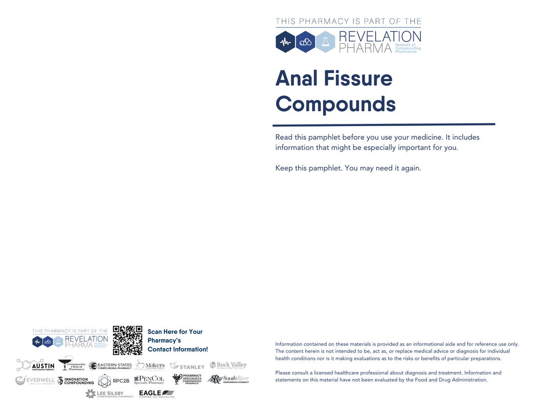 Anal Fissures Patient Information Leaflet