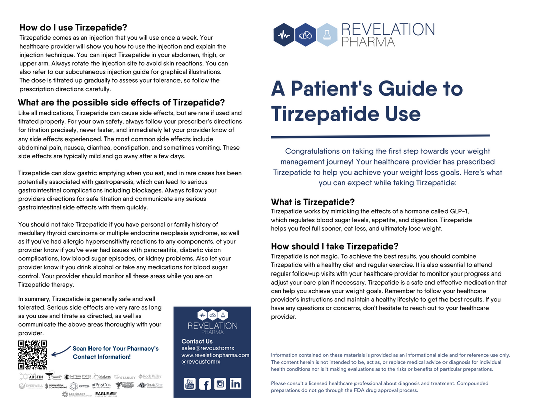 Tirzepatide Patient Information Leaflet