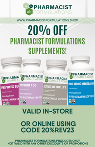 Flyer - Pharmacist Formulations 20% Off