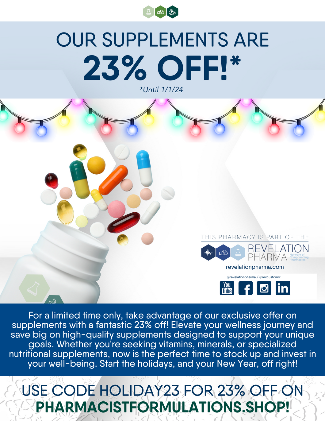 23% Off Flyer (Pharmacist Formulations)