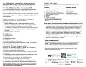 Enclomiphene Citrate Patient Information Leaflet