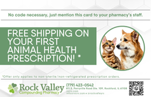 Load image into Gallery viewer, Postcard - Animal Health Free Shipping (Community Clinical, Eastern States, Makers, Pencol, Rock Valley, South River)