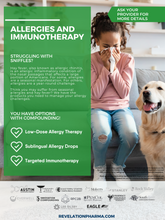 Load image into Gallery viewer, Allergies and Immunotherapy Posters (3 Variations)