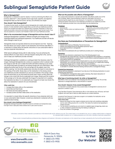 Patient Information Leaflet (PIL) - Sublingual Semaglutide (All Pharmacies + RPC2B + Everwell +Unbranded)