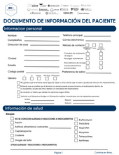 Load image into Gallery viewer, Provider Handout - Patient Information Form - Spanish + Translation Sheet (All Pharmacies)