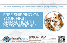 Load image into Gallery viewer, Postcard - Animal Health Free Shipping (Community Clinical, Eastern States, Makers, Pencol, Rock Valley, South River)