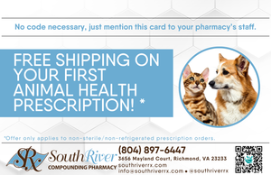 Postcard - Animal Health Free Shipping (Community Clinical, Eastern States, Makers, Pencol, Rock Valley, South River)