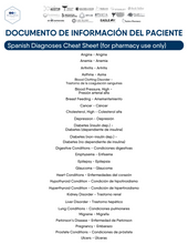 Load image into Gallery viewer, Provider Handout - Patient Information Form - Spanish + Translation Sheet (All Pharmacies)