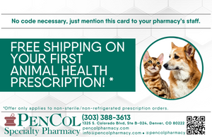 Postcard - Animal Health Free Shipping (Pencol)