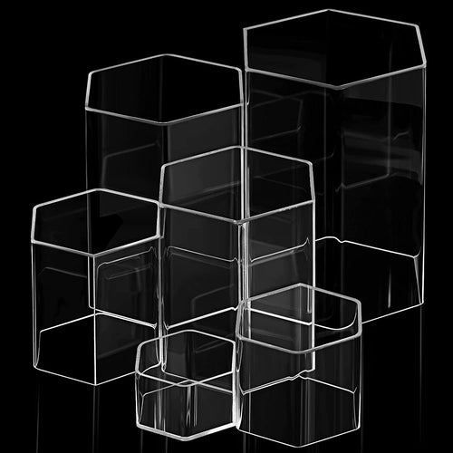 Acrylic Hexagon Display Stands