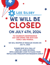 Load image into Gallery viewer, Flyer - Fourth of July Holiday Hours (All Pharmacy Variations)