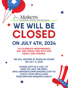 Flyer - Fourth of July Holiday Hours (All Pharmacy Variations)