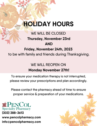 Thanksgiving Flyer - PENCOL