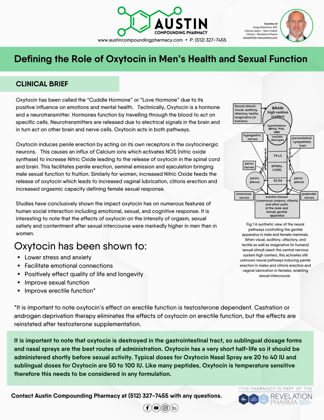 Defining the Role of Oxytocin in Men’s Health and Sexual Function (Austin)