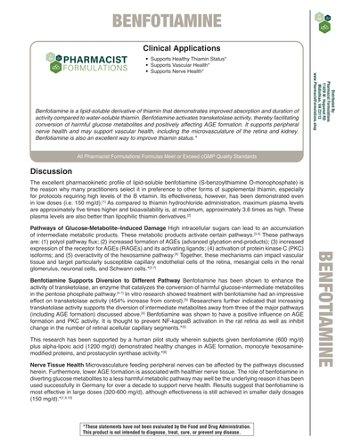 Benfotiamine 120ct Handout (Pharmacist Formulations)