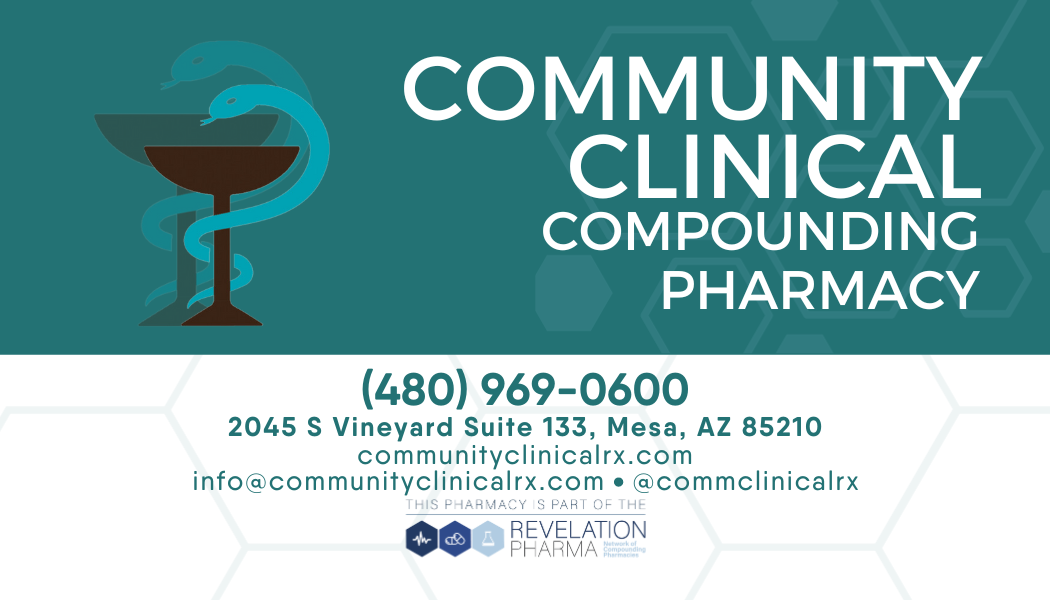 Pharmacy Business Card Magnet - Community Clinical