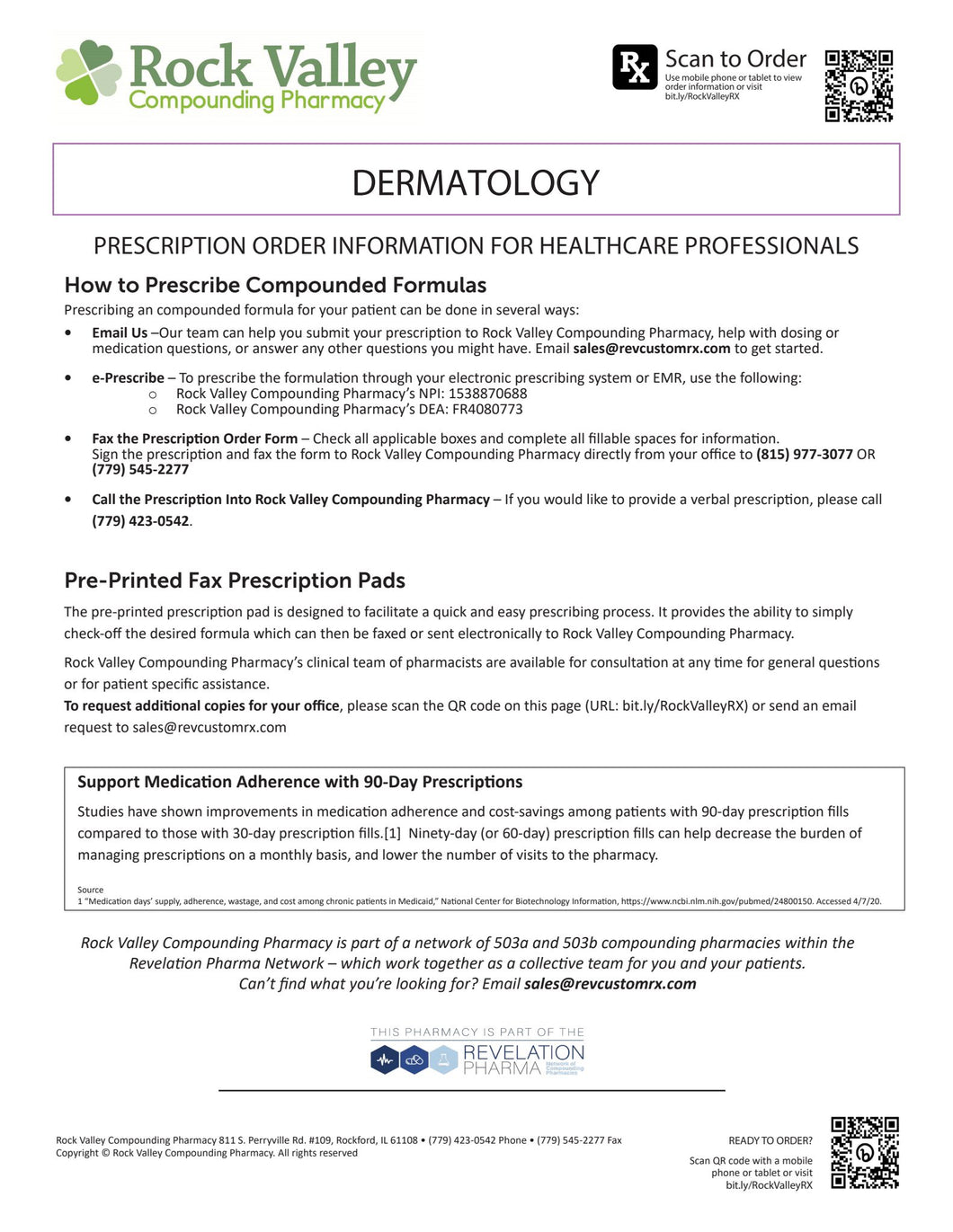 RX Template - Dermatology (RVCP)