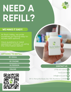 Flyer - Refill Information in Spanish and English (All Pharmacy Variations)