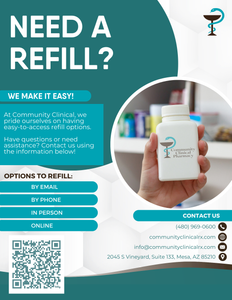 Flyer - Refill Information in Spanish and English (All Pharmacy Variations)