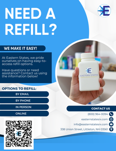 Flyer - Refill Information in Spanish and English (All Pharmacy Variations)