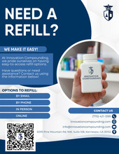 Load image into Gallery viewer, Flyer - Refill Information in Spanish and English (All Pharmacy Variations)