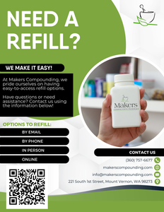 Flyer - Refill Information in Spanish and English (All Pharmacy Variations)