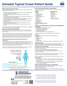 Patient Information Leaflet (PIL) - Estradiol Topical Cream (Innovation)