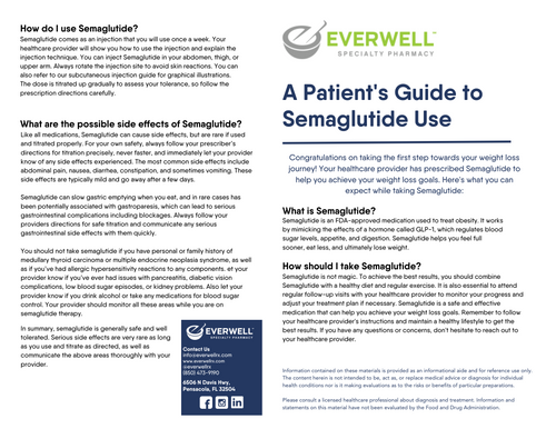 Patient Guide for Semaglutide - Everwell