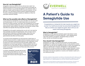 Patient Guide for Semaglutide - Everwell