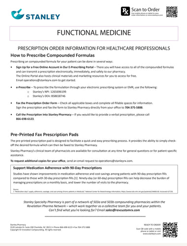 RX Template - Functional Medicine (Stanley)