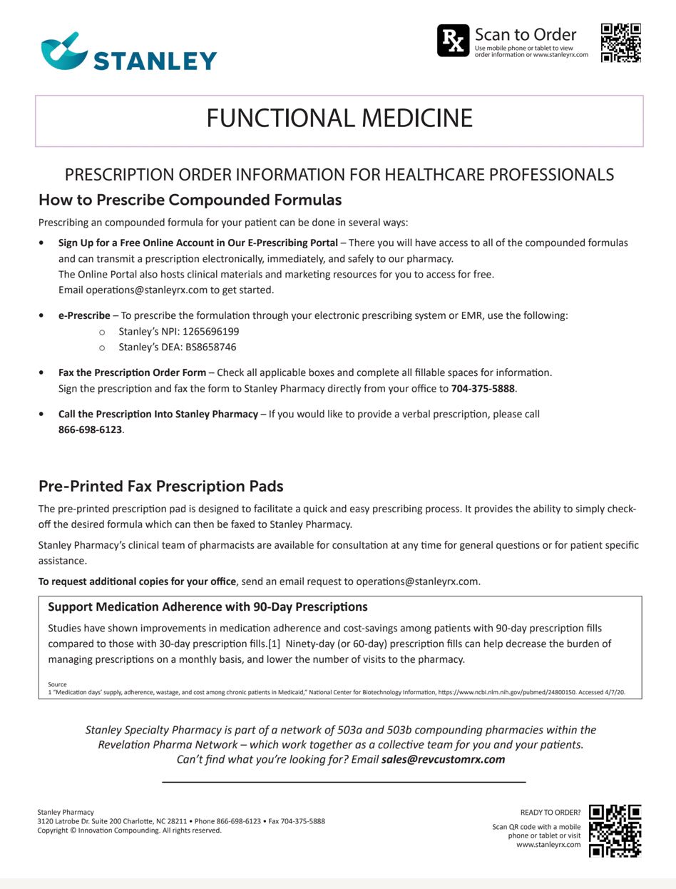 RX Template - Functional Medicine (Stanley)