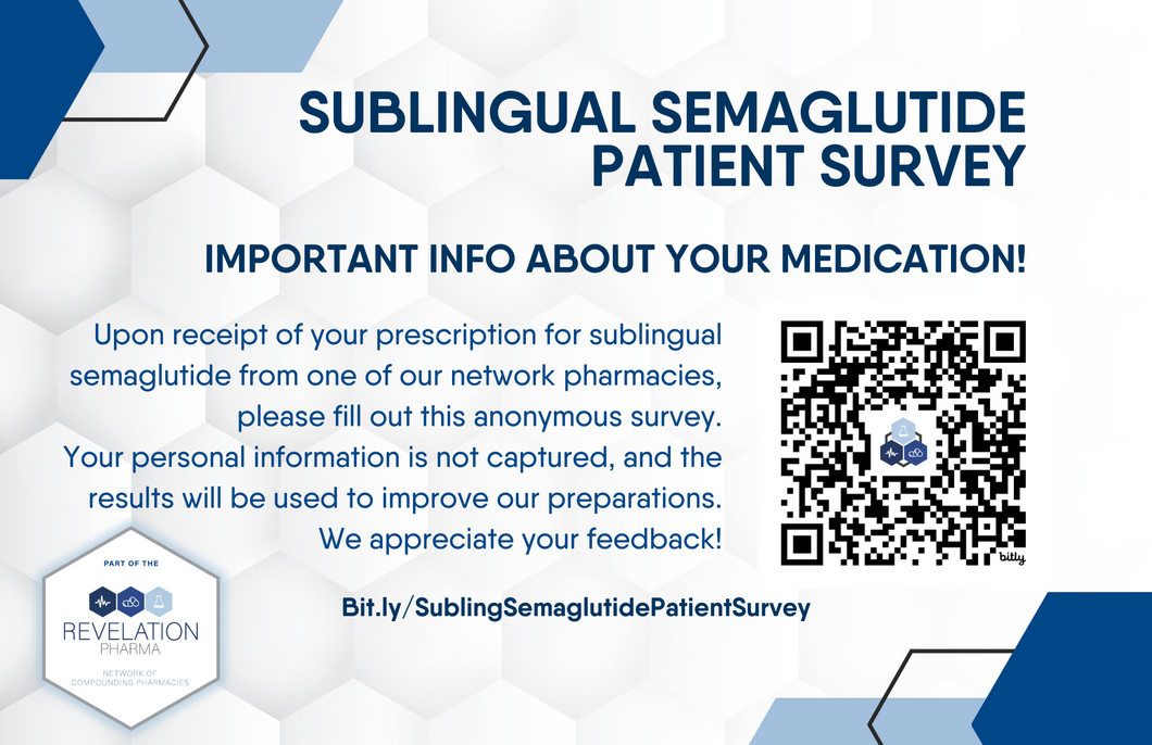 Postcard - Important Info / Sublingual Semaglutide Survey (All Pharmacies)