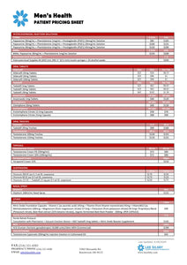 Lee Silsby Men's Health Patient Pricing