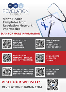 Provider Handout - Multi-QR Men's Health Template Sheet