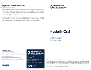 Nystatin Patient Information Leaflet (Innovation)