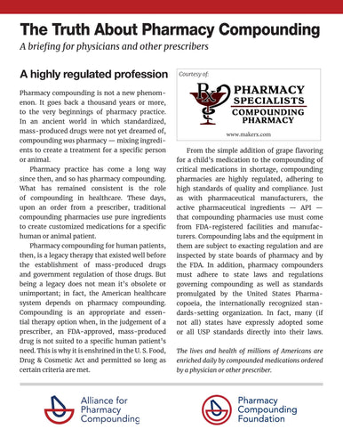 Regulatory Framework - Pharmacy Specialists