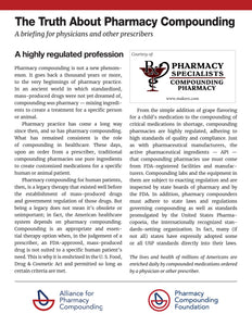 Regulatory Framework - Pharmacy Specialists