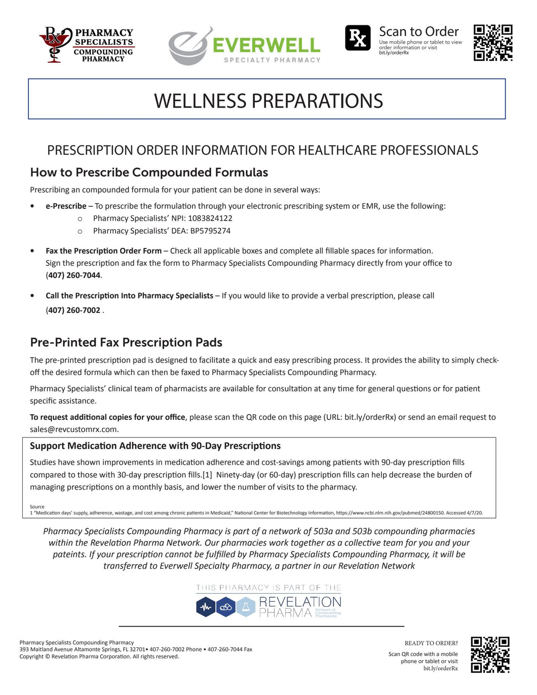 RX Template - Wellness (Pharmacy Specialists)