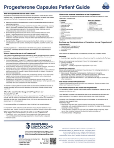 Patient Information Leaflet (PIL) - Progesterone Oral Capsule (Innovation)