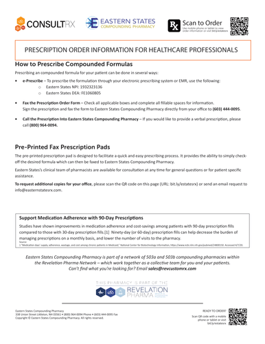 RX Template - ConsultRx (Eastern States)