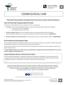 RX Template - Cosmeceutical (Community Clinical)