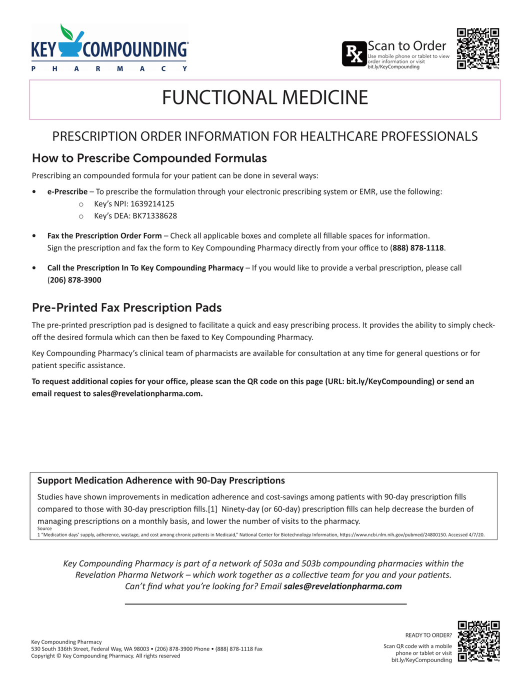 RX Template - Functional Medicine (Key)