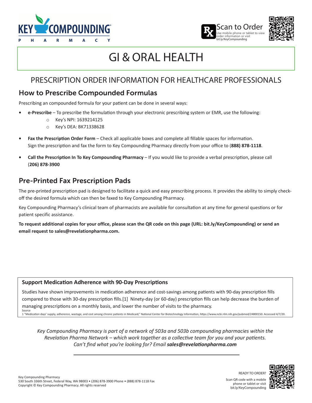 RX Template - GI and Oral Health (Key)