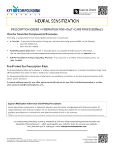 RX Template - Neural Sensitization (Key)