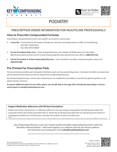 RX Template - Podiatry (Key)